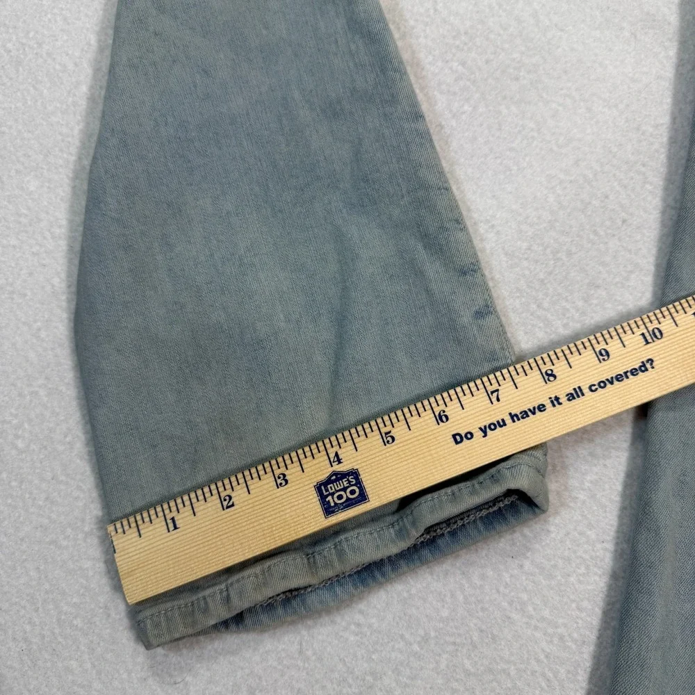 True Religion Ricky Jeans Mens 30x33 Blue Relaxed Straight Denim‎ y2k style